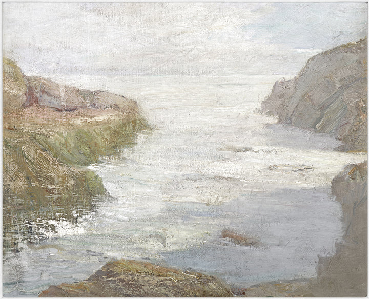 At Low Tide, C. 1841 - Large - Framed Canvas