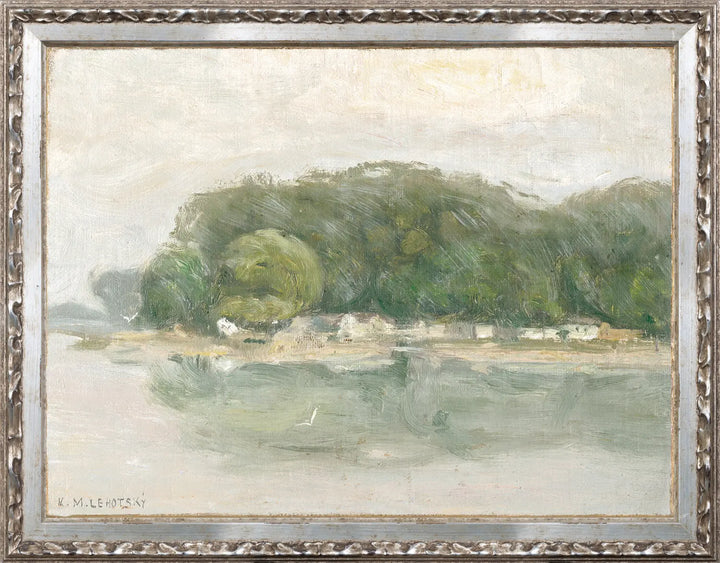 Petite Scapes – Bank on the Danube C. 1900