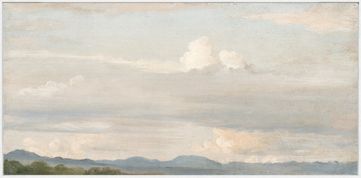 Cloud Study with Distant Mountains