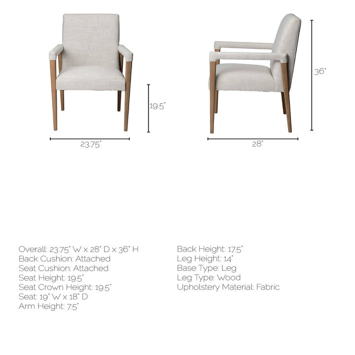 Palisades Dining Arm Chair