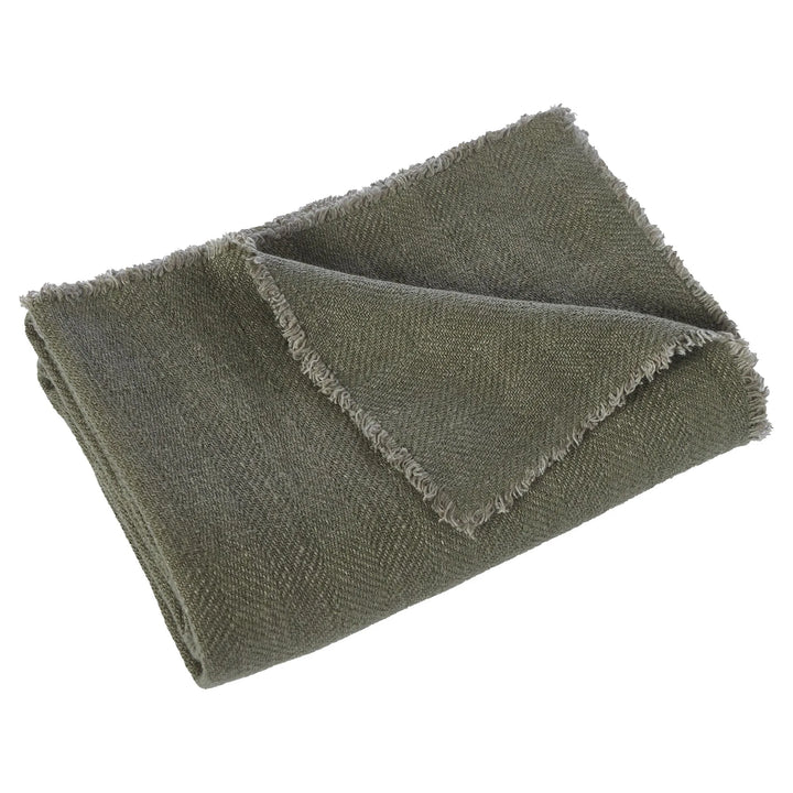 Vernier Linen Throw